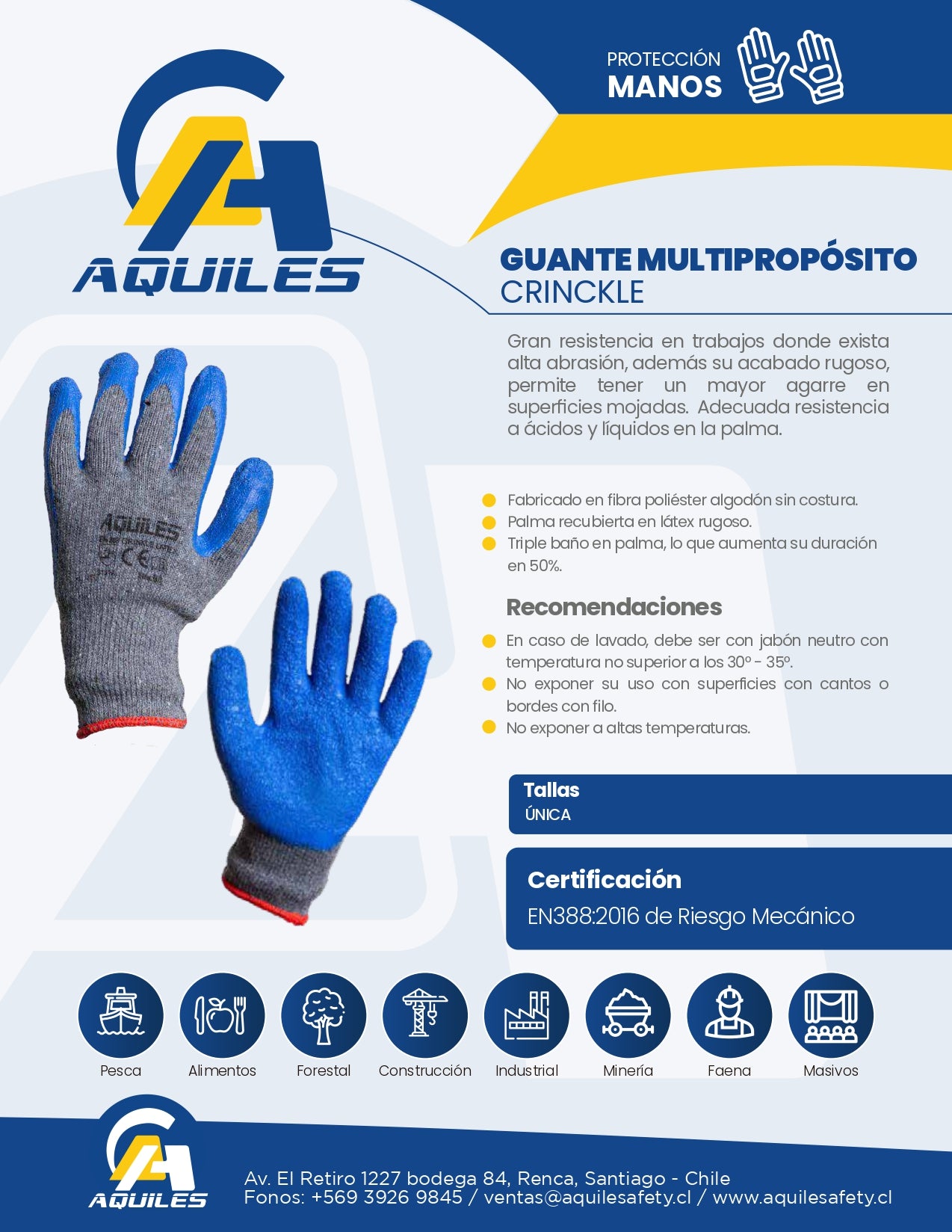 GUANTES MULTIPLEX MULTIPROPOSITO