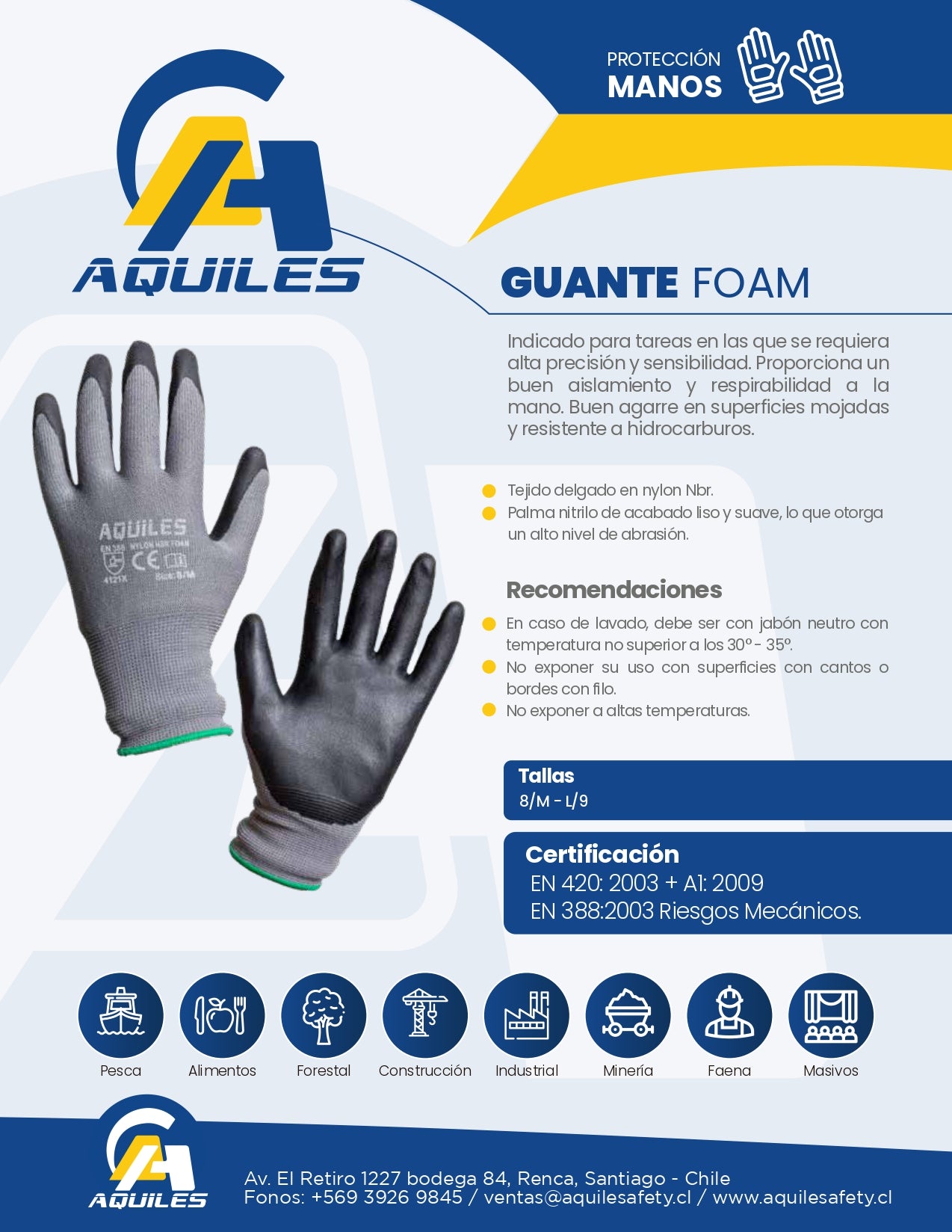 GUANTES FOAM