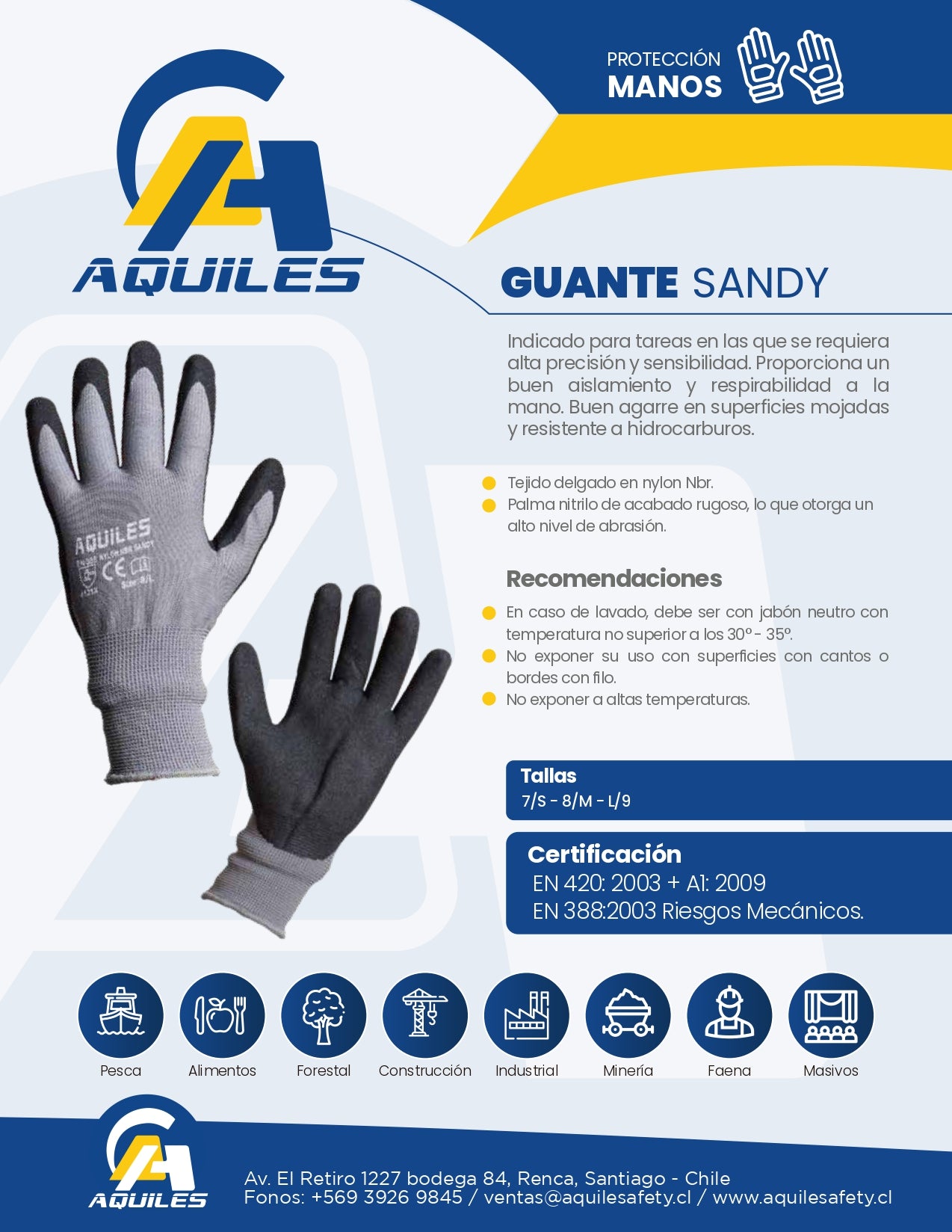 GUANTES SANDY
